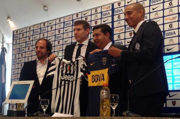 Presentaron los partidos entre las "leyendas" de Boca y Juventus
