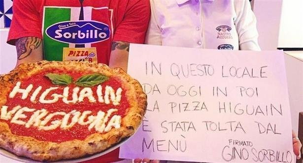 Delirante oferta de pizzería napolitana: pizzas a 1 euro cuando se lesione Higuaín