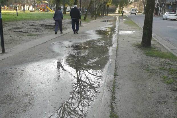 Denuncian desborde cloacal "altamente 
contaminante" en Parque San Martín