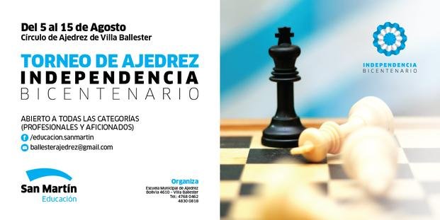 Torneo de Ajedrez del Bicentenario en San Martín