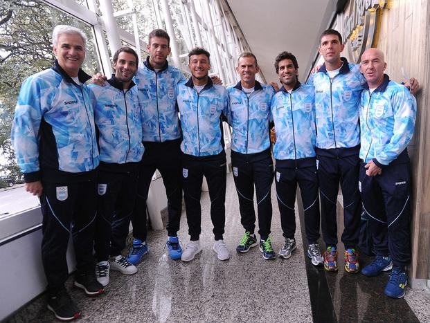 Los tenistas argentinos ya están en Río con toda la ilusión