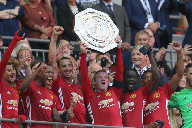 Rojo campeón con el Manchester