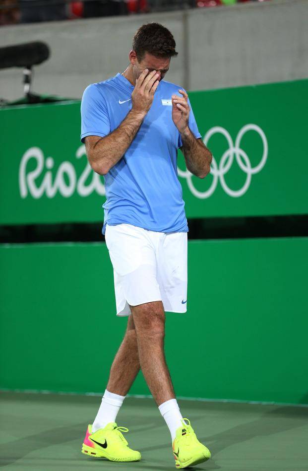 "Hoy sentí que volví a jugar al tenis", dijo un emocionado Del Potro