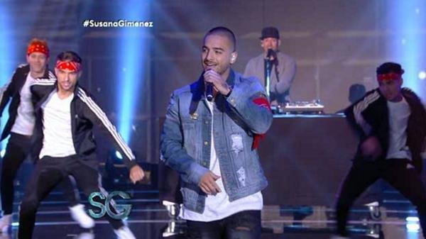 Maluma estuvo en lo de Susana