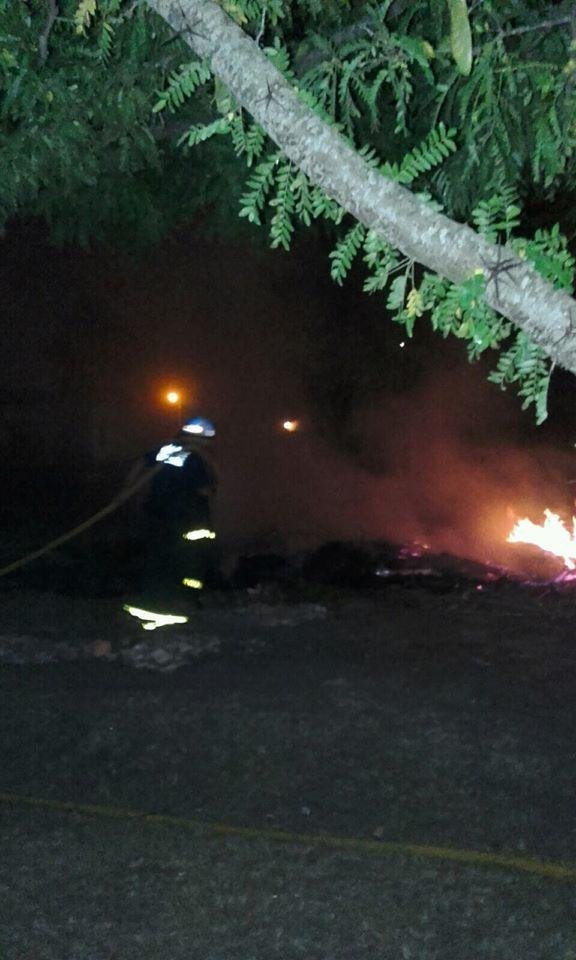 Susto por un incendio en El Peligro