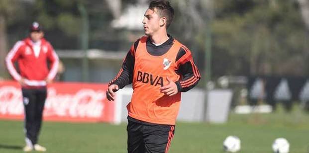 Otro Gallardo en la práctica de River: Nahuel, el hijo del Muñeco, entrena con la Primera