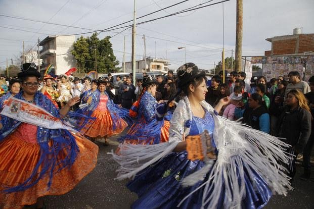 Cierre de celebración boliviana en Tolosa