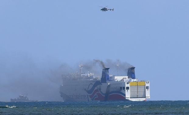 Evacúan a 500 pasajeros de un crucero 
en Puerto Rico a causa de un incendio