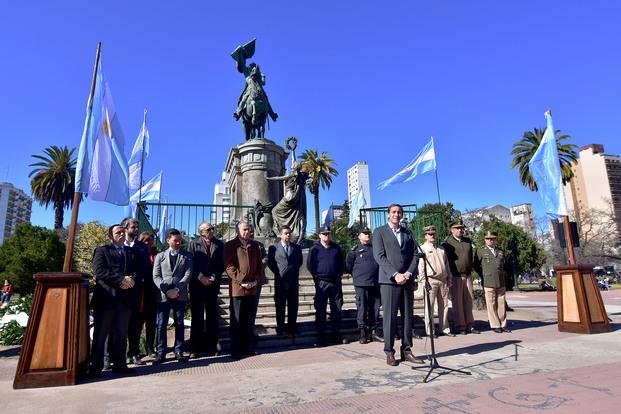 Sentido homenaje a San Martín
