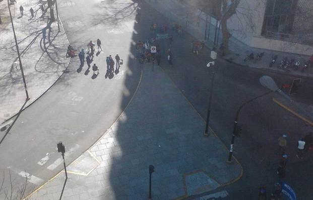 Protesta y corte en 12 y 54