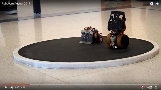 Carreras y peleas de robots en Buenos Aires