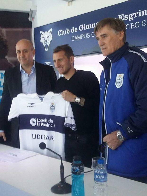 Darío Bottinelli firmó y ya es jugador de Gimnasia