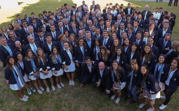 Macri recibió a deportistas olímpicos