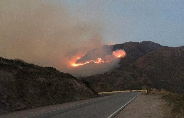 San Luis: incendios ya arrasaron más de 
8.500 hectáreas