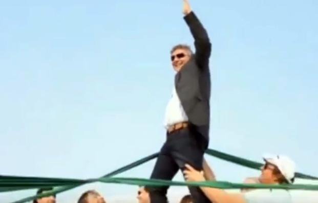 -VIDEO-El presidente de Sarmiento de Junín protagonizó el blooper de la fecha