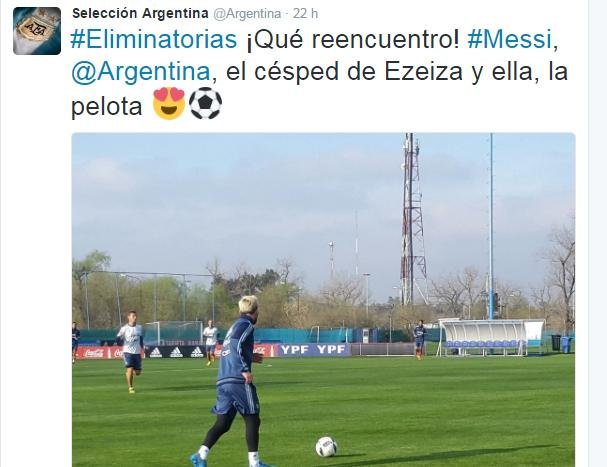 Messi, el más mencionado en Twitter en la antesala del choque con Uruguay