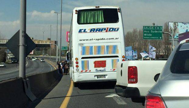 Corte total en la Autopista a la altura de Avellaneda