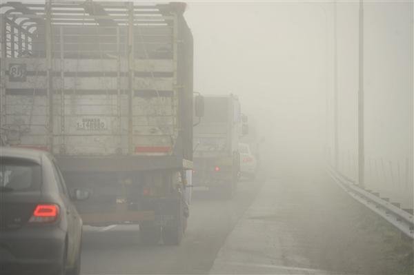 Bancos de niebla en la Autopista
