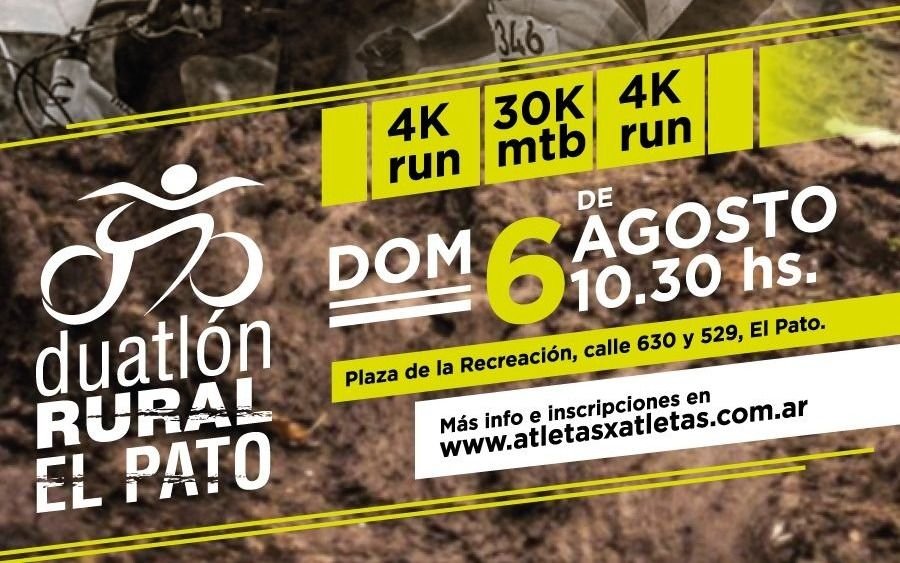 Duatlón rural en el Pato