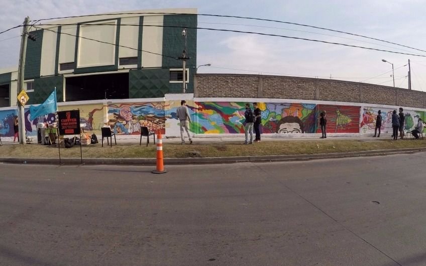 Un nuevo proyecto artístico en las paredes de Berazategui