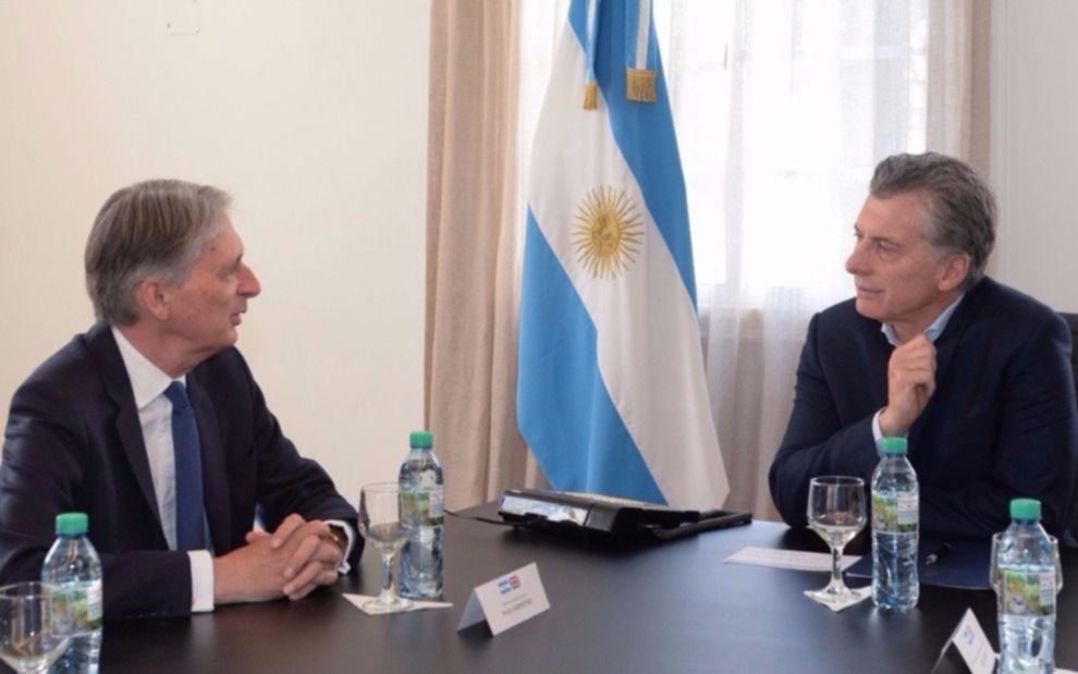 El presidente Macri recibió al ministro de Hacienda del Reino Unido