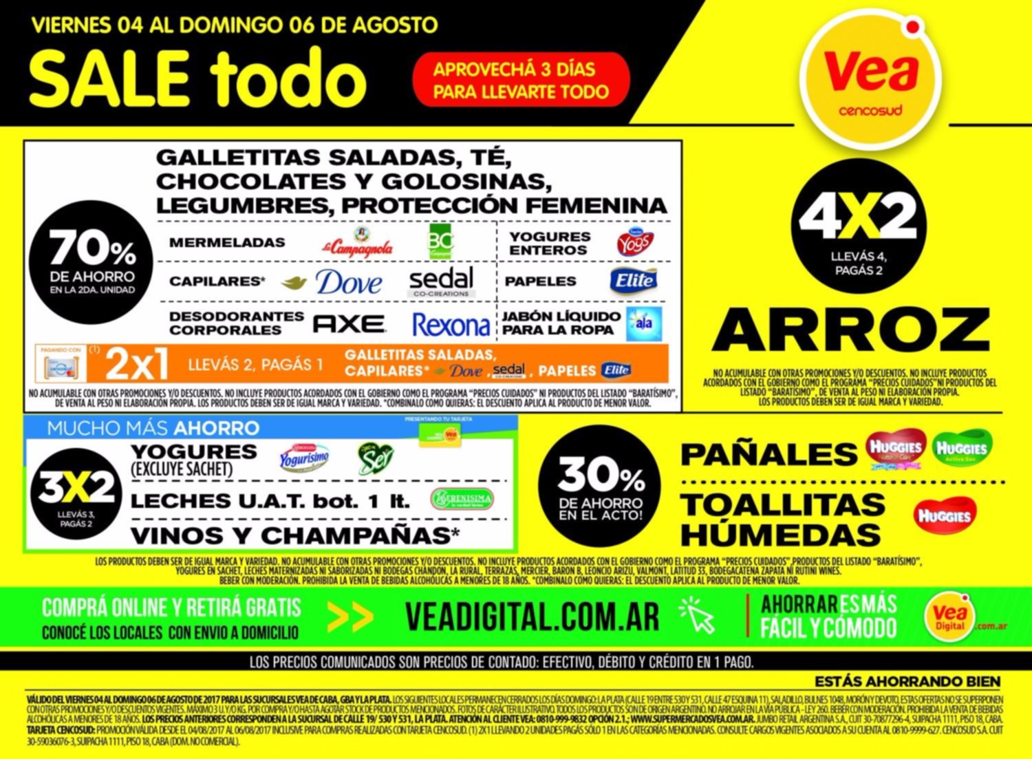 Sale todo en Vea