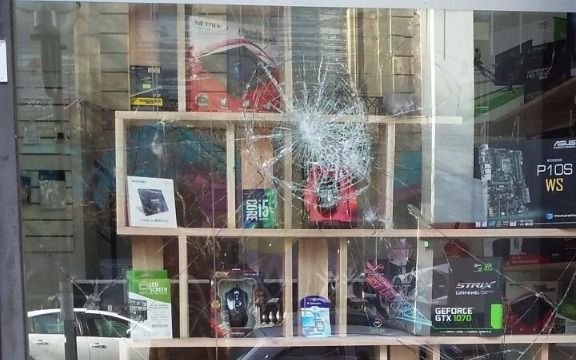 Intento de robo en un local céntrico