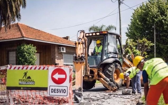 Corte de tránsito por obras en Quilmes