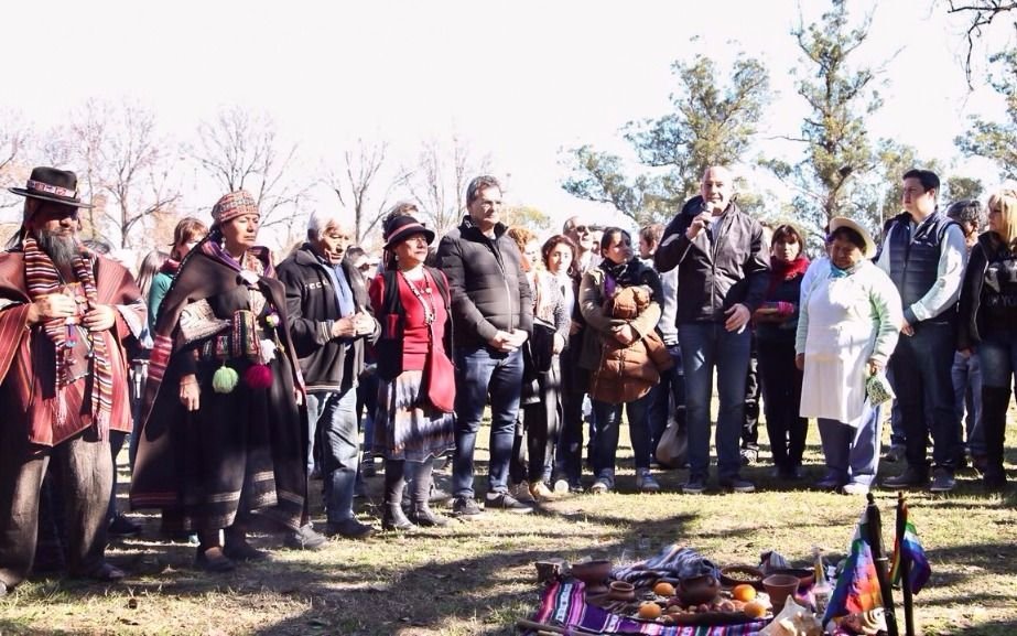 Avruj, Cantón y Molina en la Fiesta de la Pachamama