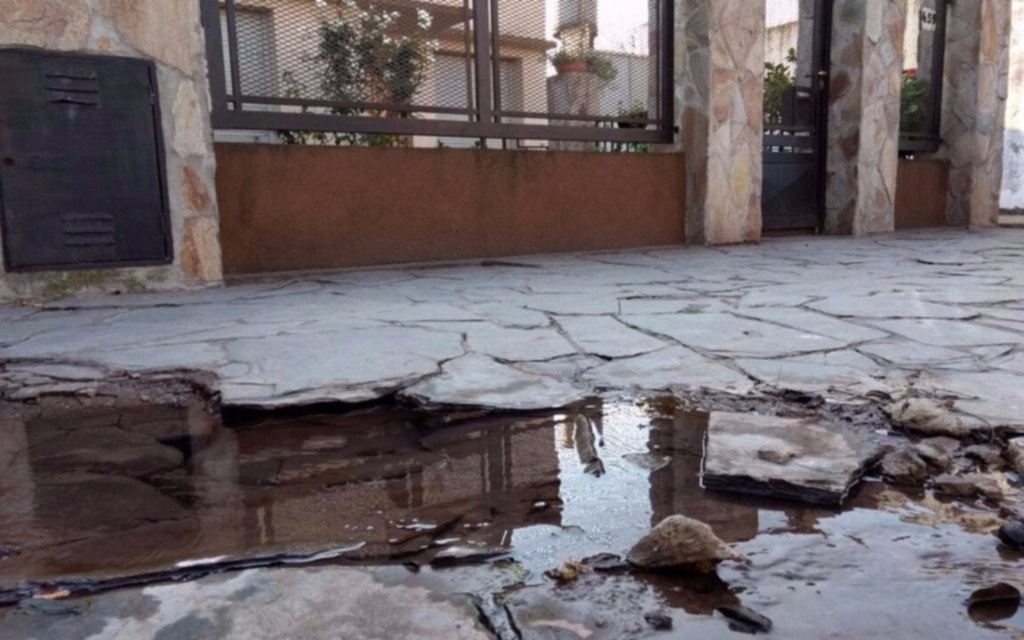 Abundante pérdida de agua  en 80, 4 y 5
