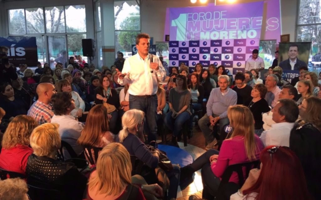 Massa: "nuestra lista no tiene candidatos con causas de corrupción"
