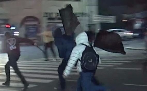 Incidentes en el Congreso durante una marcha en reclamo de la aparición de Santiago Maldonado