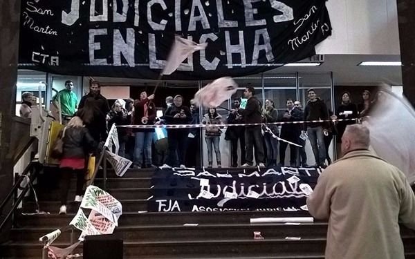 Poca actividad en los tribunales por el paro de judiciales