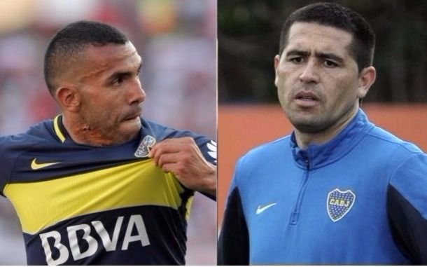 Riquelme quiere que Tévez vuelva a jugar en Boca