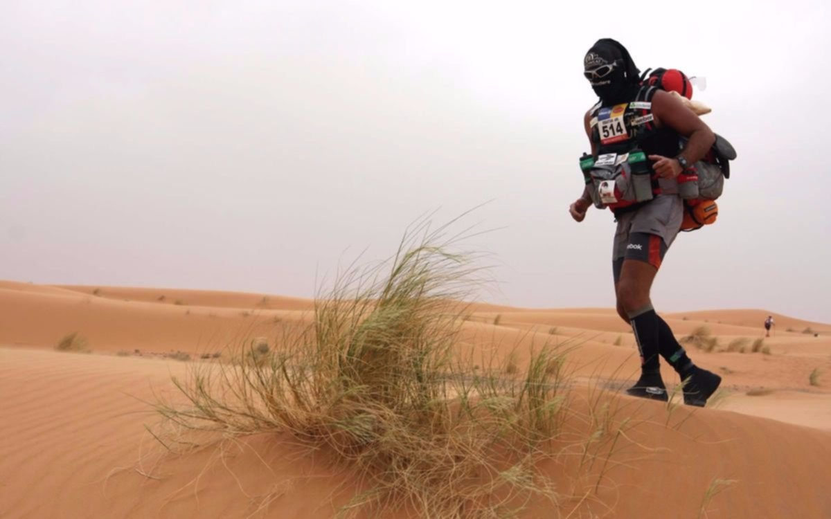 La gran experiencia solidaria de un maratonista argentino en Africa: "mi objetivo no es ganar"