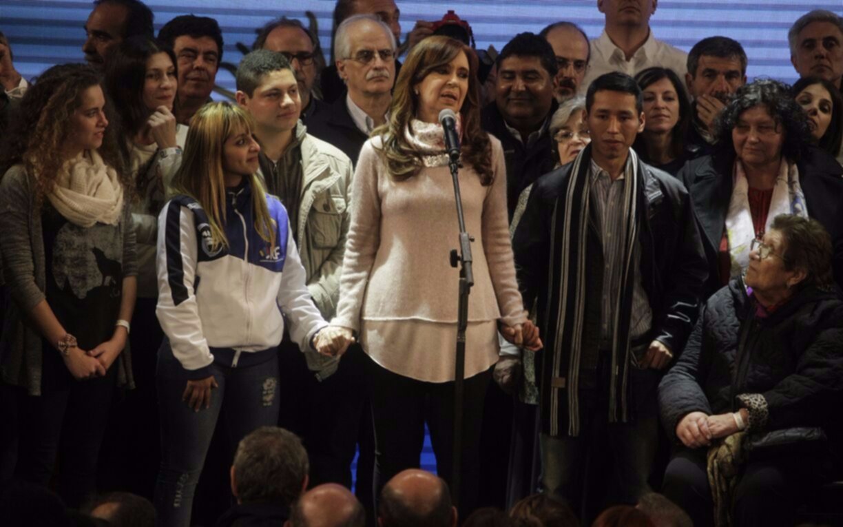 Cristina sostuvo que "dos de cada tres argentinos han dicho no" al Gobierno 