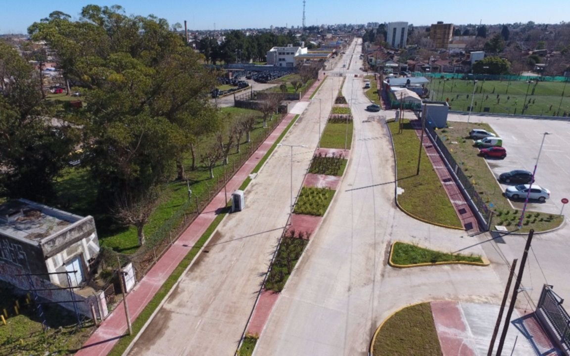 Inauguran el primer tramo de la avenida Mitre en Ezpeleta