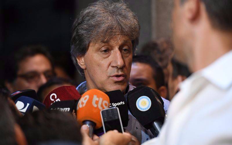 "El que no paga no juega", dijo Marchi y aseguró que Gimnasia y Estudiantes "no tienen problemas"