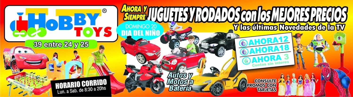 Este día del niño elegí en Hobby Toys