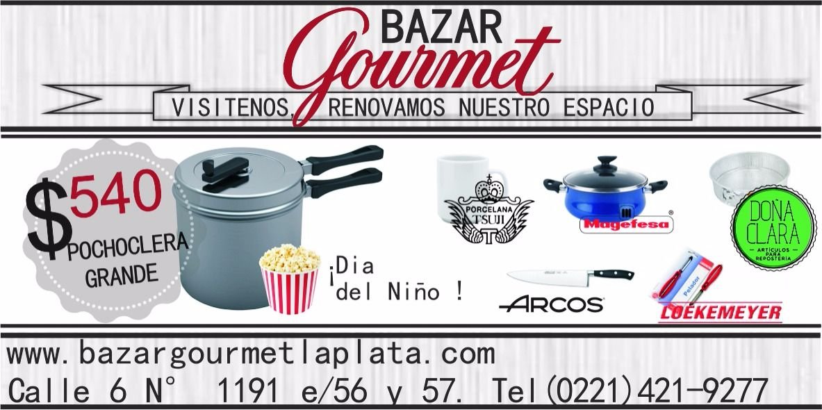 Equipá tu hogar con Bazar Gourmet