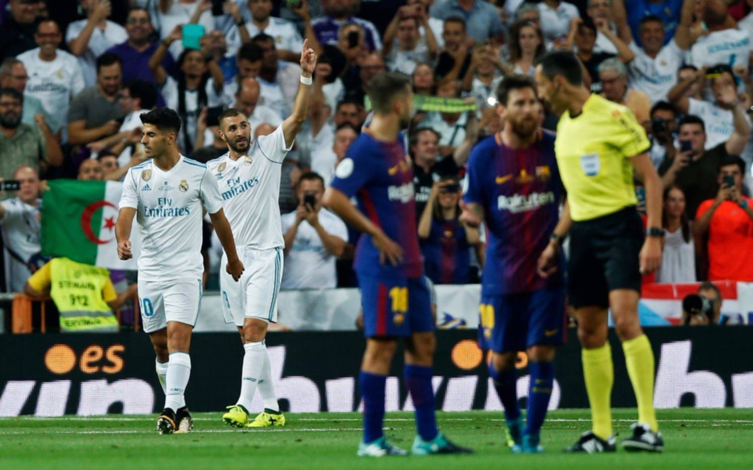 Real Madrid humilló al Barcelona y se quedó con la Supercopa española