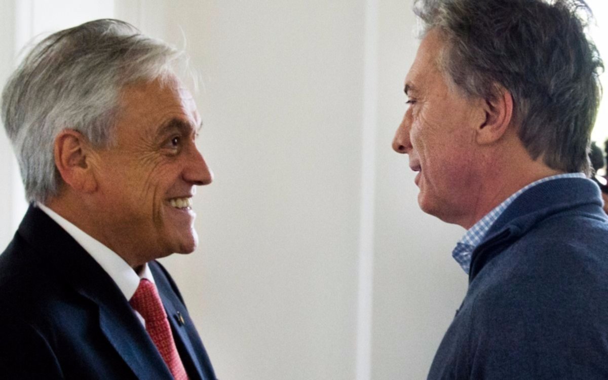  Mauricio Macri se reunió con Sebastián Piñera, quien habló de Venezuela