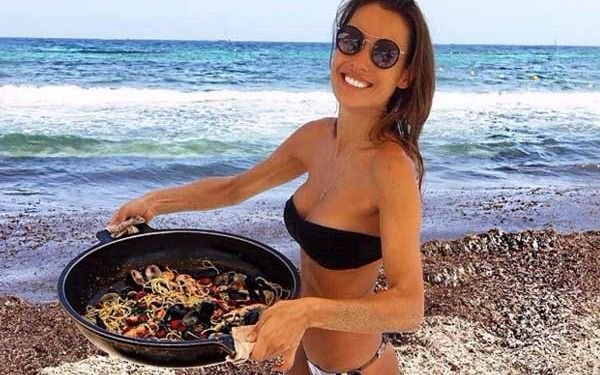 El menú sexy de Pampita en Ibiza