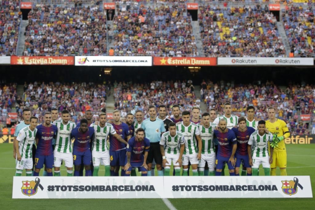 Tras honrar a víctimas de atentados, Barcelona ganó