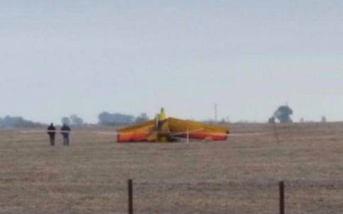 Un hombre murió al caer la avioneta en la que viajaba cerca de Pehuajó