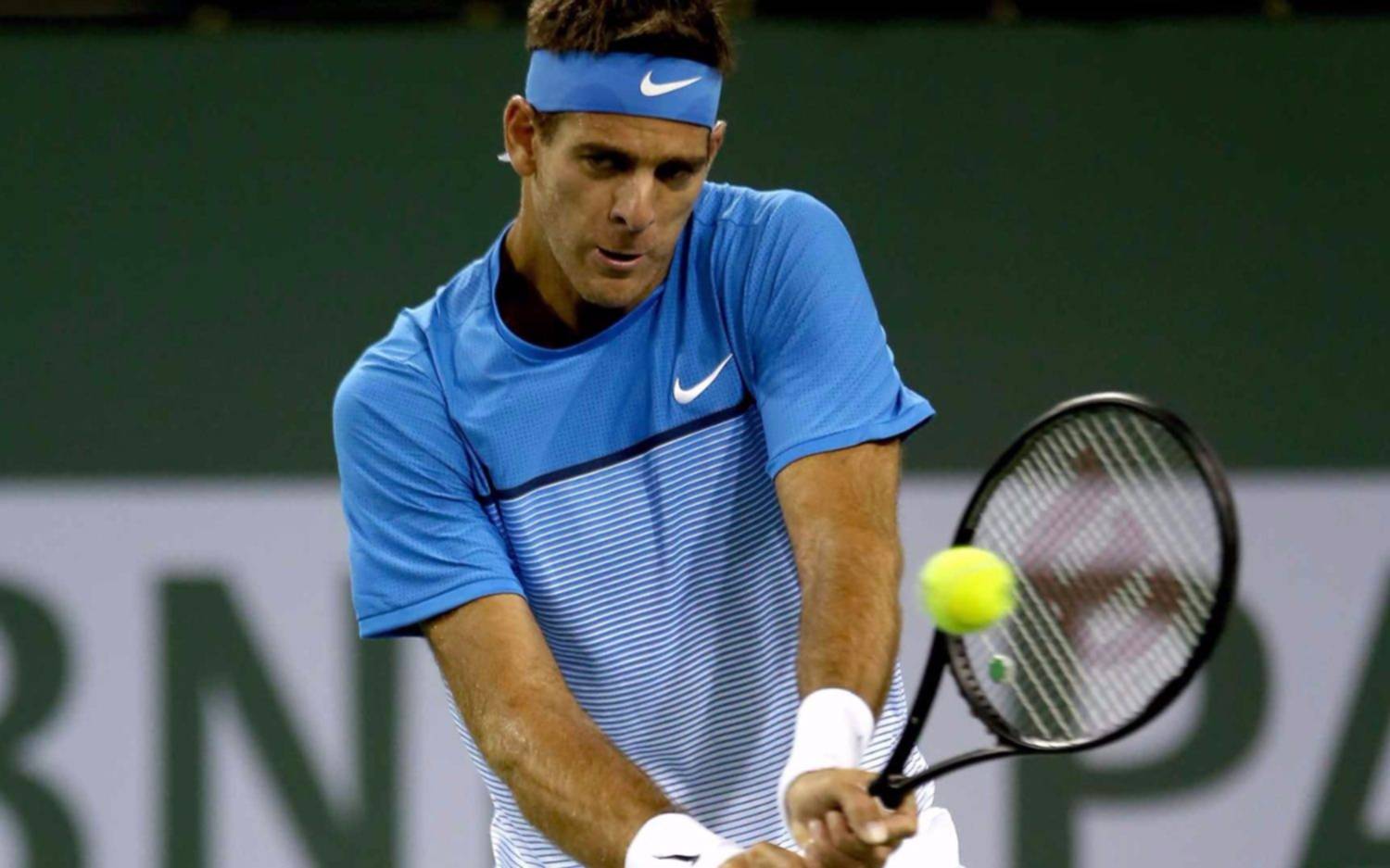 El debut de Delpo en Estados Unidos, retrasado por la lluvia