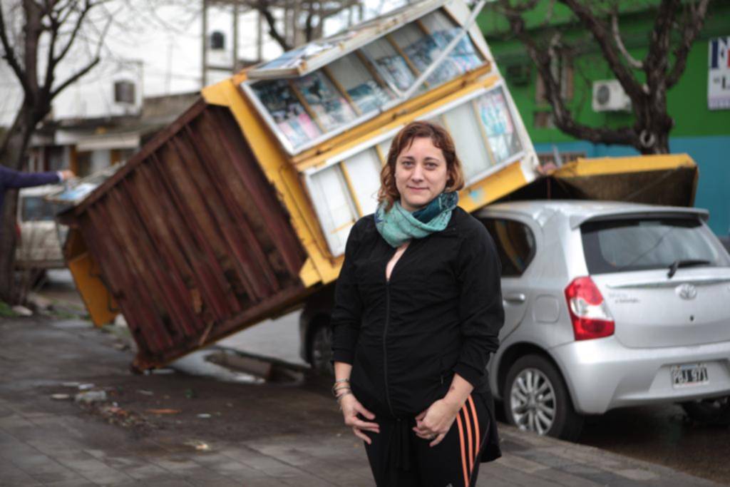 La agresiva tormenta, en primera persona