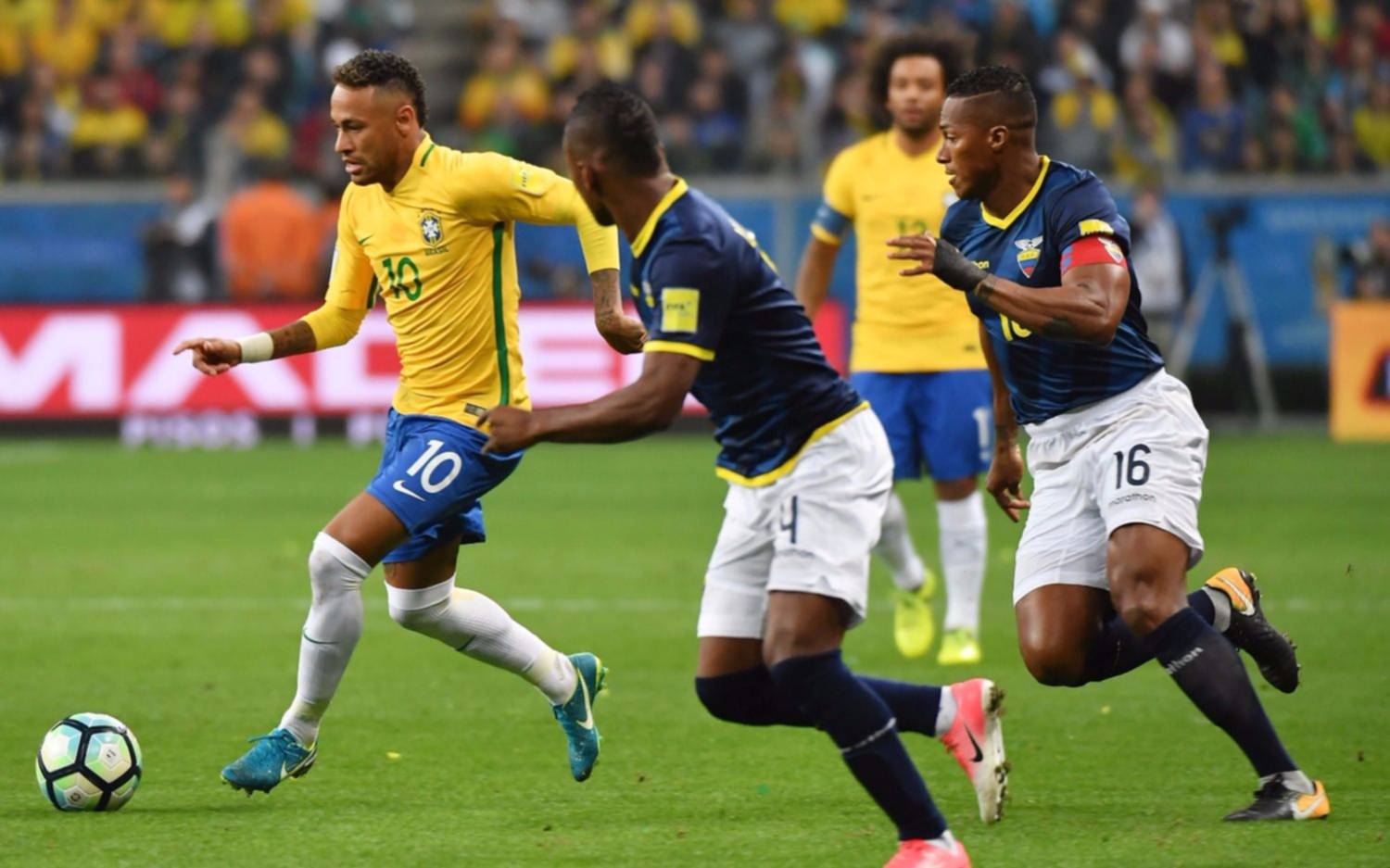 El puntero Brasil le ganó a Ecuador