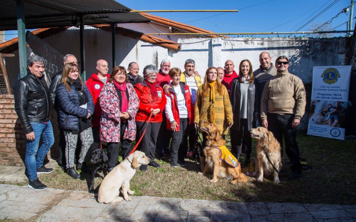 Escuela de perros guía en Ezpeleta