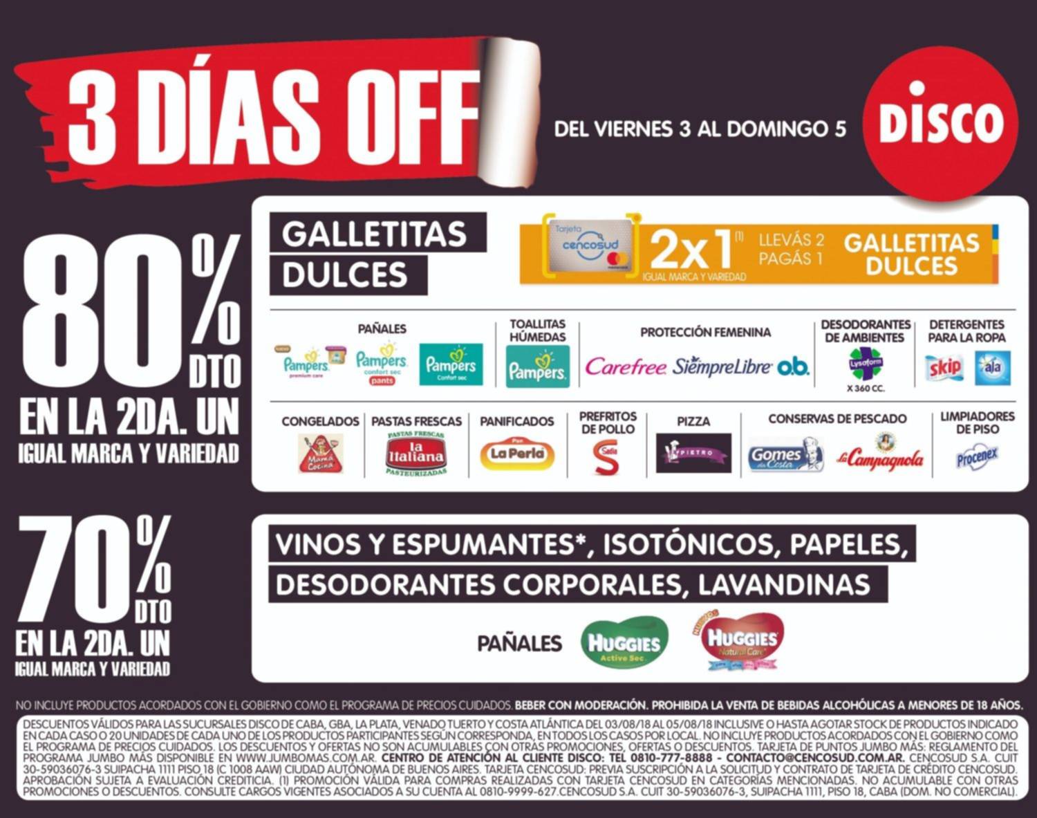 Viví tres días "off" en Disco